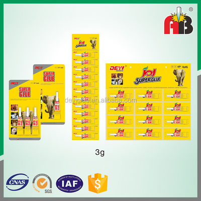 Κατασκευή 12pcs Super Glue για Μεταφορά και Άλλες Κύρια Πρωτεύουσες Υλικά