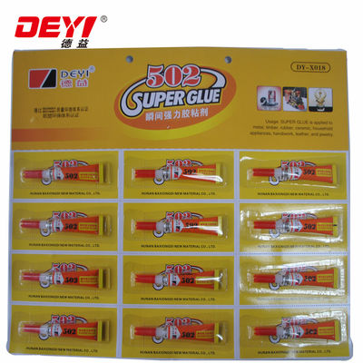 Κατασκευή 12pcs Super Glue για Μεταφορά και Άλλες Κύρια Πρωτεύουσες Υλικά