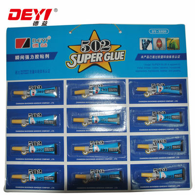 Κατασκευή 12pcs Super Glue για Μεταφορά και Άλλες Κύρια Πρωτεύουσες Υλικά
