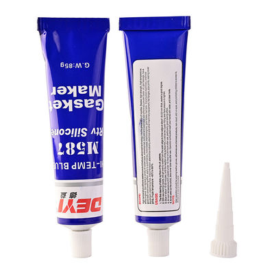 12 μήνες Χρονοδιάγραμμα ζωής 85g Υψηλή θερμοκρασία Μπλε RTV Σιλικόνιο Σφραγίδα Σφραγίδας Για Gearbox ISO9001