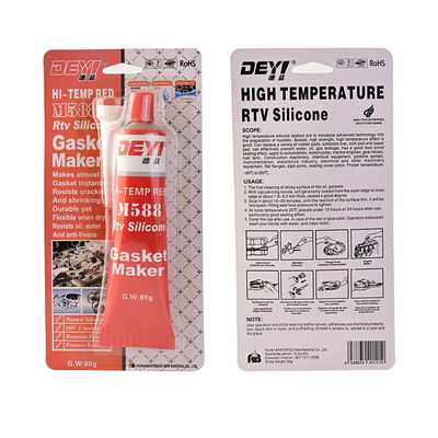 ISO9001 πιστοποιημένο Red Acid RTV Silicone Gasket Maker 85g για εφαρμογές σφράγισης