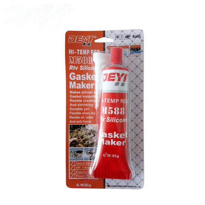 ISO9001 πιστοποιημένο Red Acid RTV Silicone Gasket Maker 85g για εφαρμογές σφράγισης