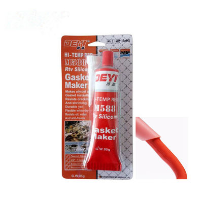 ISO9001 πιστοποιημένο Red Acid RTV Silicone Gasket Maker 85g για εφαρμογές σφράγισης
