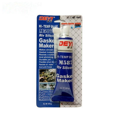 85g RTV Σιλικόνη κόλλα για σωλήνες Pack Acid Blue Sealant 12 μήνες διάρκεια ζωής