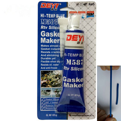 85g RTV Σιλικόνη κόλλα για σωλήνες Pack Acid Blue Sealant 12 μήνες διάρκεια ζωής