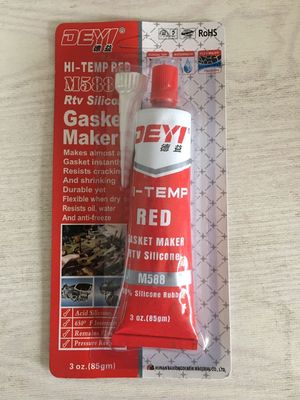 Υψηλής θερμοκρασίας RTV Σιλικόνιο Σφραγιστικό για τον κατασκευαστή κόκκινης συμπίεσης στη βιομηχανία μεταφορών
