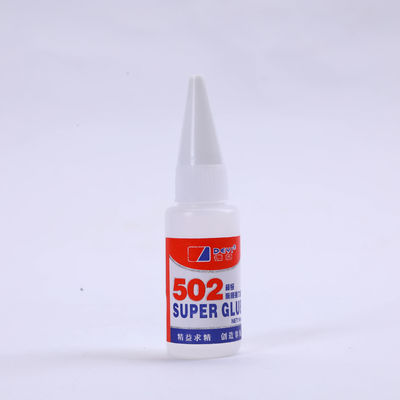 Λύσεις άμεσης προσκόλλησης Clear 502 Super Glue ISO SGS ROHS MSDS πιστοποιημένη κόλλα