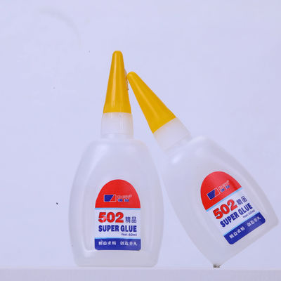 Λύσεις άμεσης προσκόλλησης Clear 502 Super Glue ISO SGS ROHS MSDS πιστοποιημένη κόλλα