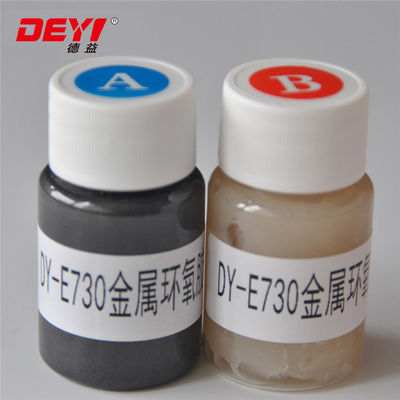 Two Component Epoxy Adhesive with 1:1 Mixing Ratio ≥16MPa Shear Strength and Heat Resistant (-60~+100℃) for Metals Rubbers Leathers Plastics