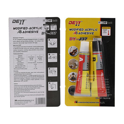 DEYI J37 Modified Acrylic AB Glue for Repairing Daily Commodities with High Impact Resistance and Temperature Resistance (-60~+100°C)