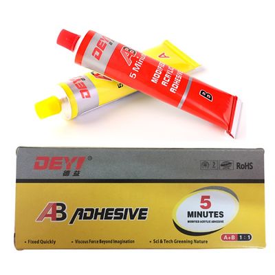 DEYI J37 Modified Acrylic AB Glue for Repairing Daily Commodities with High Impact Resistance and Temperature Resistance (-60~+100°C)