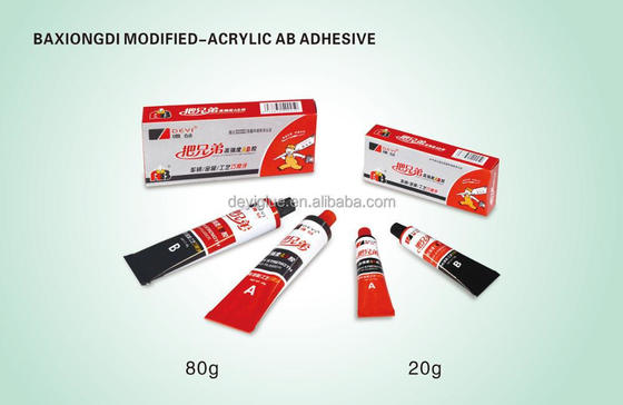 Κόλλα DEYI Clasic Modified Acrylic AB για συγκόλληση μετάλλων και πλαστικών με αρχική σκλήρυνση 5 λεπτών