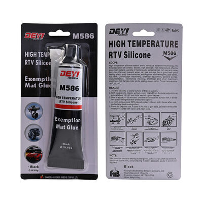 85g Black Acid Resistant Silicone Sealant Gasket Maker with 320℃ Temperature Resistance at Factory Price