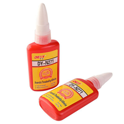 DEYI N271 Κόκκινη υψηλής αντοχής κολλήματα βίδας Ανανοβική κόλλα