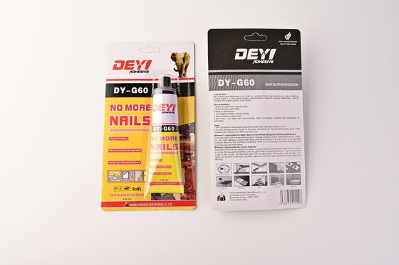 Εύκαμπτη & αδιάβροχη κόλλα κατασκευής – DEYI DY-G60 Strong Bonding No More Nails Glue για καθρέφτες & πάνελ τοίχου